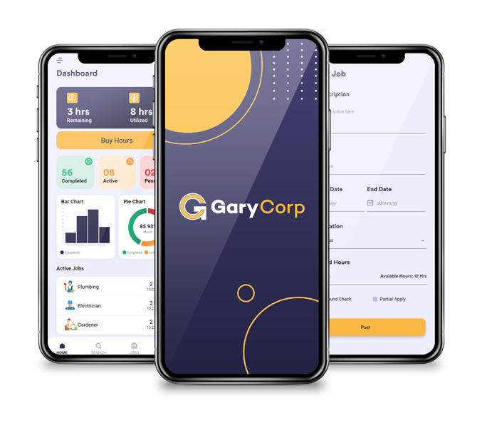 Gary Corp Mobile Customer App