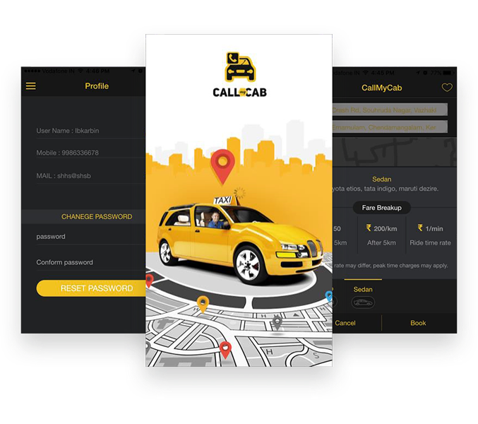 Online Taxi Booking App